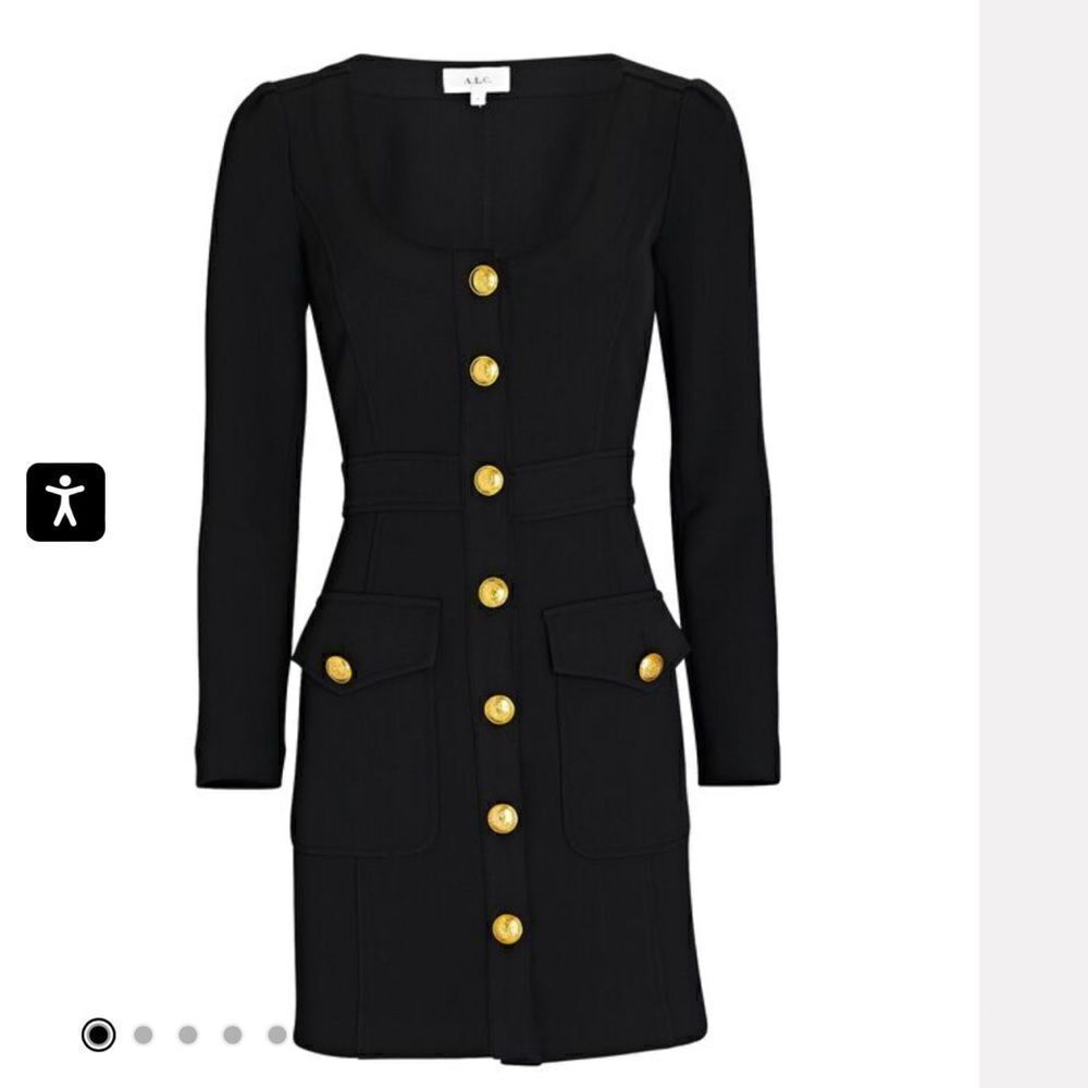 A.L.C Ivy Button Down Mini Dress - Picture 3 of 7